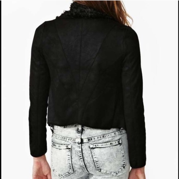 New Piko 1988 Nasty Gal faux fur lined jacket - Picture 3 of 3